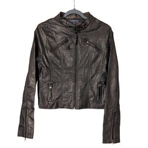 Women's Madmadele cropped jacket, bronze, size L